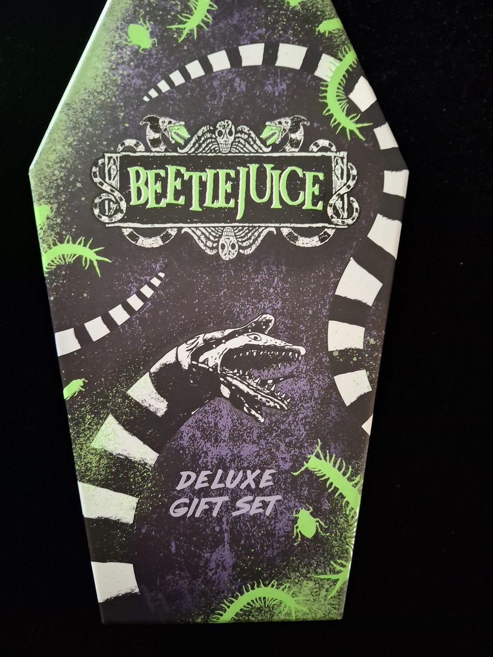Beetlejuice Themed Deluxe Gift Set - Black, Purple, & Neon Green